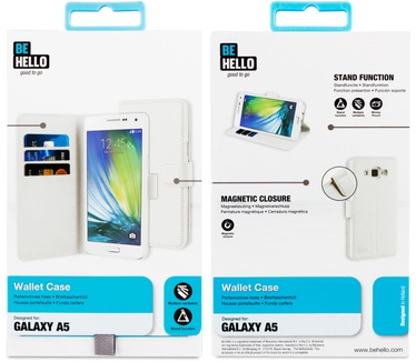 BeHello Samsung Galaxy A5 (2015) Wallet Case White