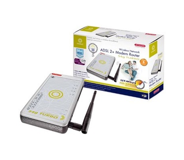 Sitecom WL-175 Wireless Network ADSL 2+ Modem Router 54g Turbo