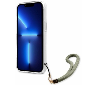 Guess Marble Stripe Back Case Apple iPhone 13 Pro (6.1") - Groen Groen