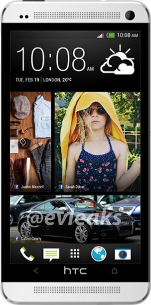 HTC One aka M7 (bron: Evleaks)