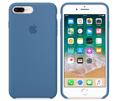Apple iPhone 8 Plus / 7 Plus Silicone Case - Denim Blue