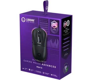 Lorgar Mouse MSA10 Ultralight 6 buttons Wired Black (LRG-MSA10-BK)