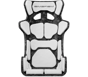 SIMGASM Atlas Gran Turismo - Carbon-look, witte kussens