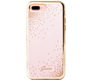Guess Dots Soft TPU Case - Apple iPhone 7 Plus (5.5") - Roze Roze