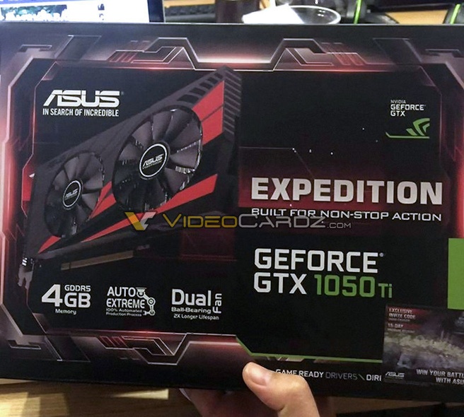Asus GeForce GTX 1050 Ti