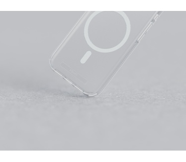 Njord byElements Slim Case 100% GRS MagSafe iPhone 15 Pro, Translucent