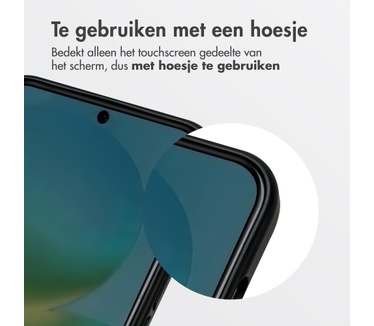 Accezz Gehard Glas Privacy Screenprotector + Applicator