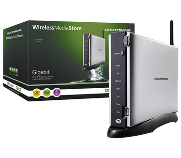 Conceptronic Grab'n Go Wireless NAS Media Store