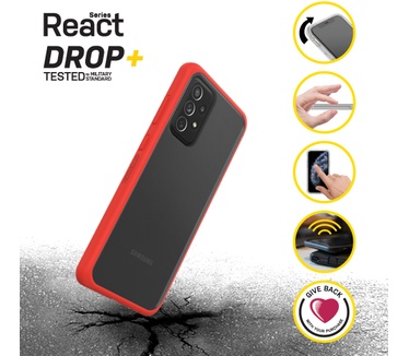 Otterbox React Series voor Samsung Galaxy A72, Power Red