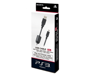 Sony PS3 Charge & Play 2,8 meter USB-kabel