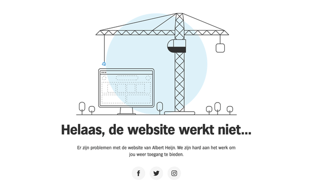 Storingsmelding Albert Heijn