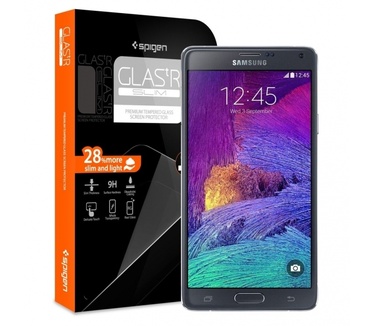 Spigen Screen Protector Glas.tR Slim Samsung Galaxy Note 4 SGP11103