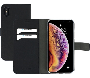 Mobiparts Saffiano Wallet Case Apple iPhone X, iPhone XS Black