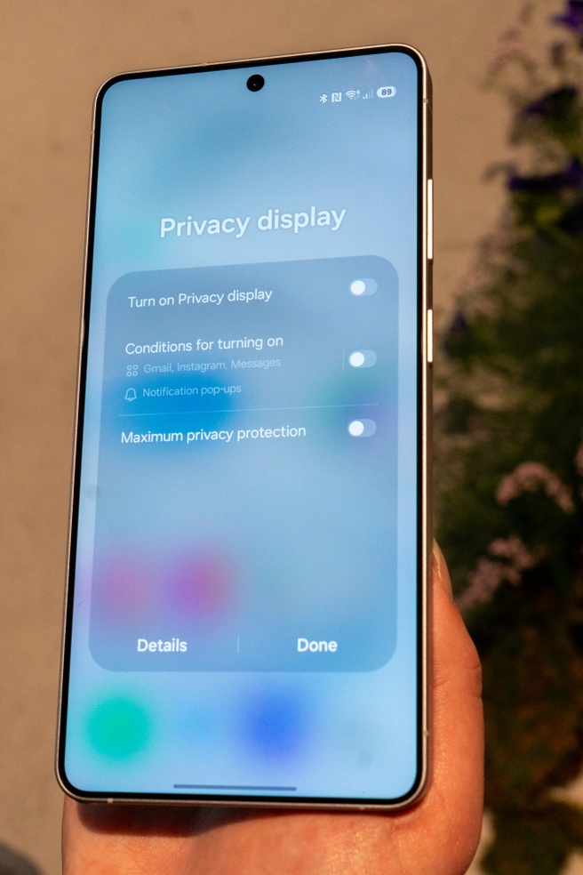 Samsung Galaxy S26 Ultra - Instellingen voor het privacyscherm