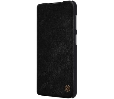 Nillkin Qin PU Leather Book Case - Samsung Galaxy A13 - Zwart Zwart