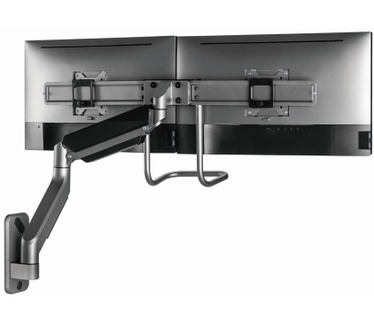 Gembird Laikiklis Adjustable wall 2-display mounting arm 17-32inch iki 8kg