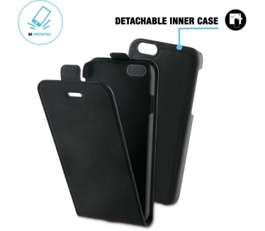 BeHello iPhone 6 / 6S 2-in-1 Flip Case Black