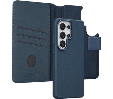 Accezz Leather Bookcase 2-in-1 met MagSafe Samsung Galaxy S26 Ultra - Nightfall Blue