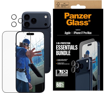 PanzerGlass PanzerGlass® 2-in-1 Essentials Bundle iPhone 17 Pro Max