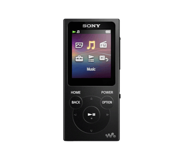 Sony MP3-speler, Kleurendisplay, ca. 4,32cm Schermgrootte, 1,7 Inch, 8 GB Intern geheugen, Geïntegreerde radio, Accu, formaat: JPEG, MP3, WMA, USB kabel NW-E 394 B 8GB