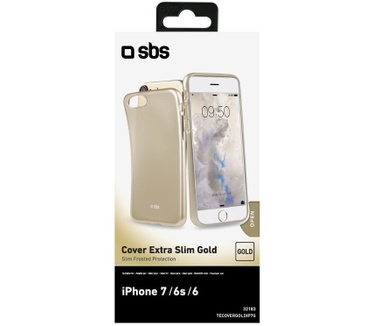 SBS Extra Slim Cover for the iPhone 8 / 7 / 6s / 6 (iPhone 8 / 7 / 6s / 6) Goud