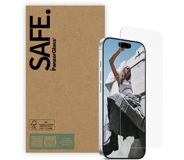 PanzerGlass SAFE. by PanzerGlass® Screen Protector iPhone 17 | iPhone 17 Pro | iPhone 16 Pro | Ultra-Wide Fit