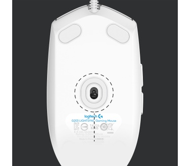 Logitech G203 Lightsync Wit
