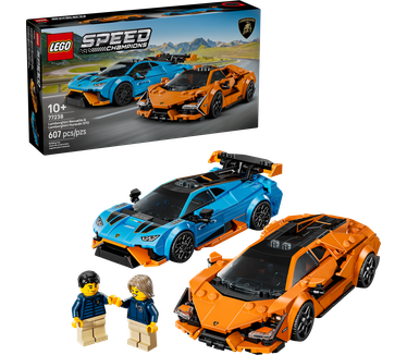 LEGO Speed Champions Lamborghini Revuelto en Huracán STO