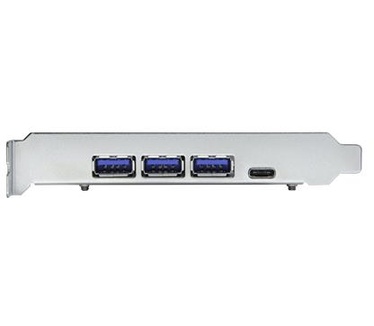 Startech.com 4 poorts USB 3.1 PCIe kaart met 2 onafhankelijke kanalen 3x USB-A en 1x USB-C