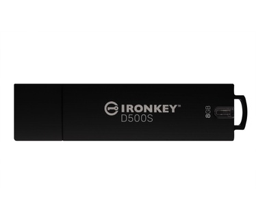 Kingston IronKey D500S Standard 8GB Zwart
