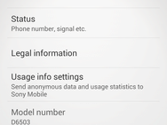 Sony Xperia Z2 screenshots