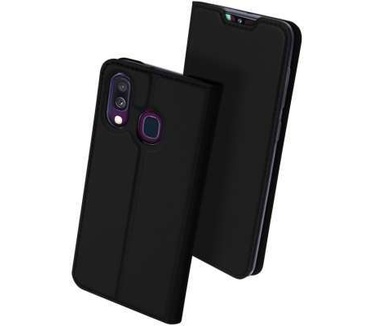 Dux Ducis Samsung Galaxy A40 TPU Wallet Case - Zwart