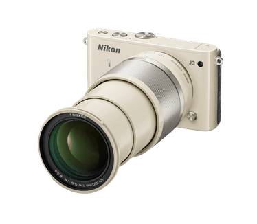 Nikon 1 J3 + 1 NIKKOR VR 10-110mm f/4.5-5.6 Beige