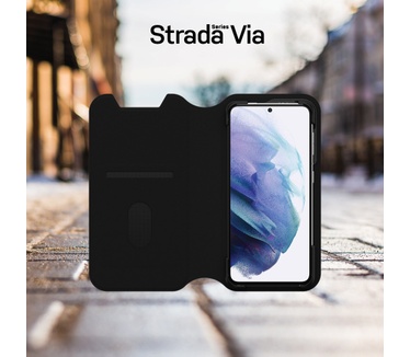 Otterbox Strada Via Series voor Samsung Galaxy S21 5G, zwart