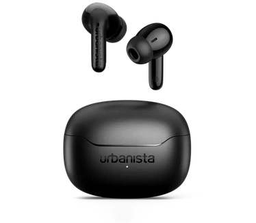 Urbanista Draadloze In-Ear hoofdtelefoon Palermo True Wireless met actieve ruisonderdrukking Midnight Black