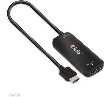 Club 3D HDMI + Micro USB to DisplayPort™ 4K120Hz or 8K30Hz M/F Active Adapter
