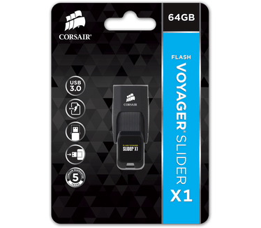 Corsair Flash Voyager Slider X1 64GB Zwart