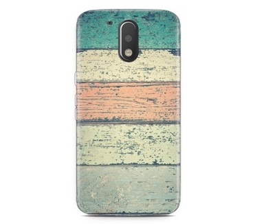 Just in Case Motorola Moto G4/G4 Plus Hoesje Steigerhout