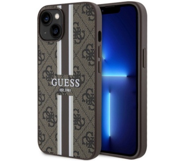 Guess 4G Printed Stripe Back Case - iPhone 14 Plus (6.7") - Bruin Bruin