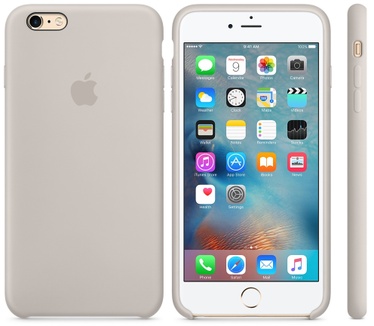 Apple iPhone 6s Plus Siliconenhoesje Steengrijs