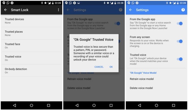 Trusted Voice in Android 