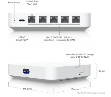 Ubiquiti Cloud Gateway Max 2TB ssd