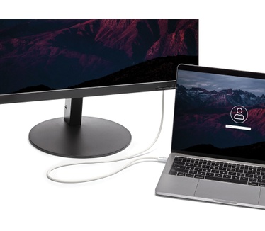 Startech.com Thunderbolt 3 USB-C kabel 20Gbps Thunderbolt, USB en DisplayPort compatibel 1m wit Wit