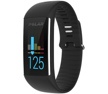 Polar A360 - Medium Zilver (Zwart)