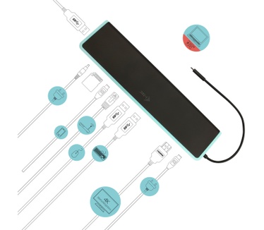 iTEC USB-C Flat Docking Station + Power Delivery 60W