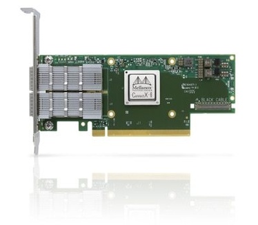 Nvidia MCX613106A-VDAT ConnectX-6 EN Adapter Card 200GbE Dual-Port QSFP56 PCIe 4.0 x16 Tall Bracket