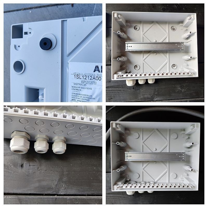 Montage onderbak ABB Mistral groepenkast - 1SL1212A00