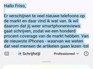 Samsung Galaxy AI - Herschrijven
