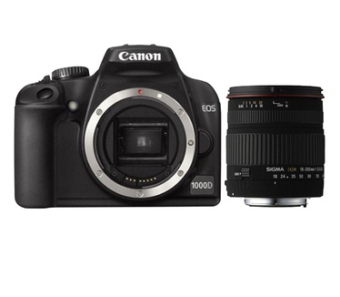 Canon eos 1000d Canon Eos 1000d + sigma 18-200