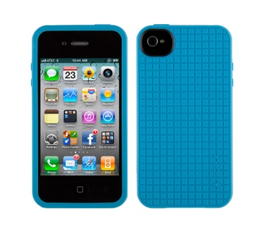 Speck PixelSkin HD for iPhone 4S/4 (Blue) (Apple iPhone 4)